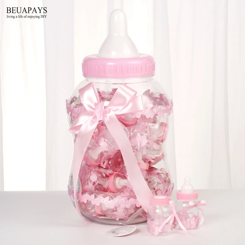 1 шт. прозрачная коробка для детского душа бутылочка кормления соска сделай сам