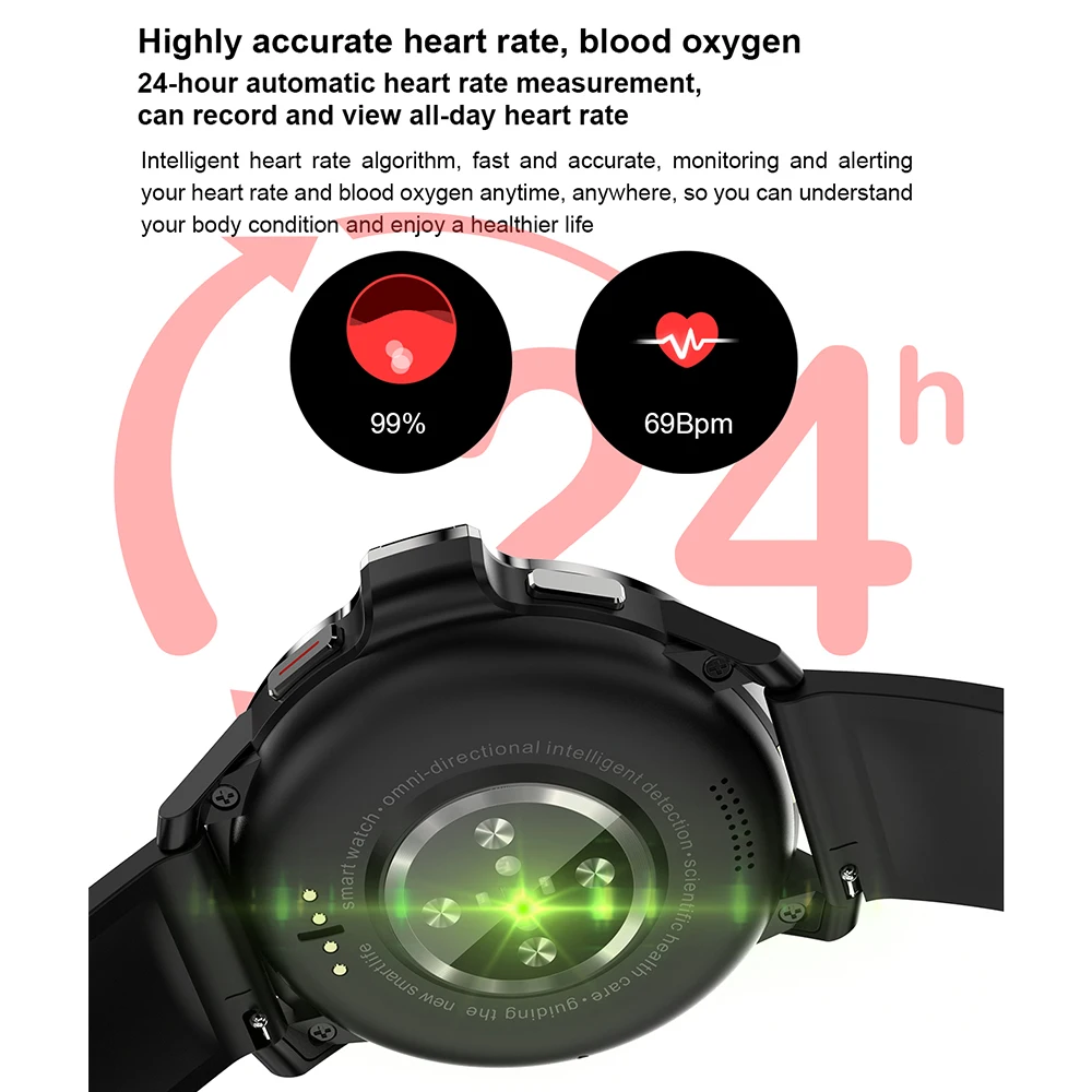 

LEMFO LEMP Smart Watch 4G Android 9.1 Dual System 4G 128GB LTE 4G GPS 1050 mAh Man Smartwatch 2021 Dual Camera for Men