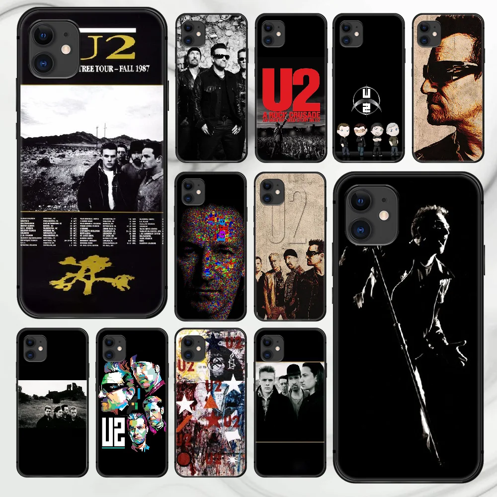 Чехол для телефона U2 band чехол iphone 5 5s se 2020 6 6s 7 8 12 mini plus X XS XR 11 PRO MAX модные