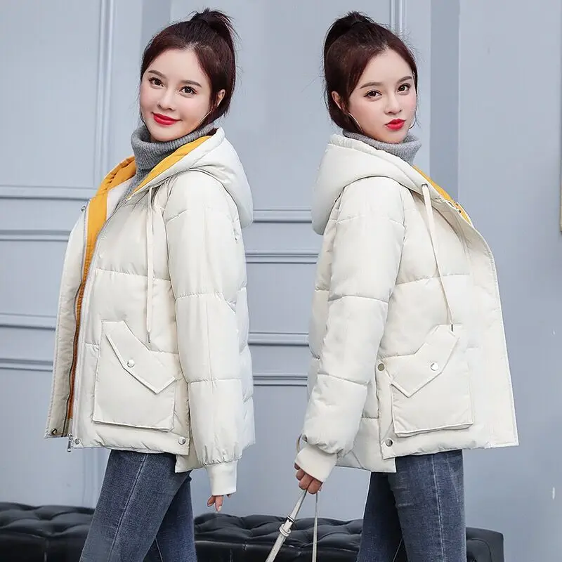 Orwinny осеннее и зимнее пальто для женщин короткая женская куртка с капюшоном