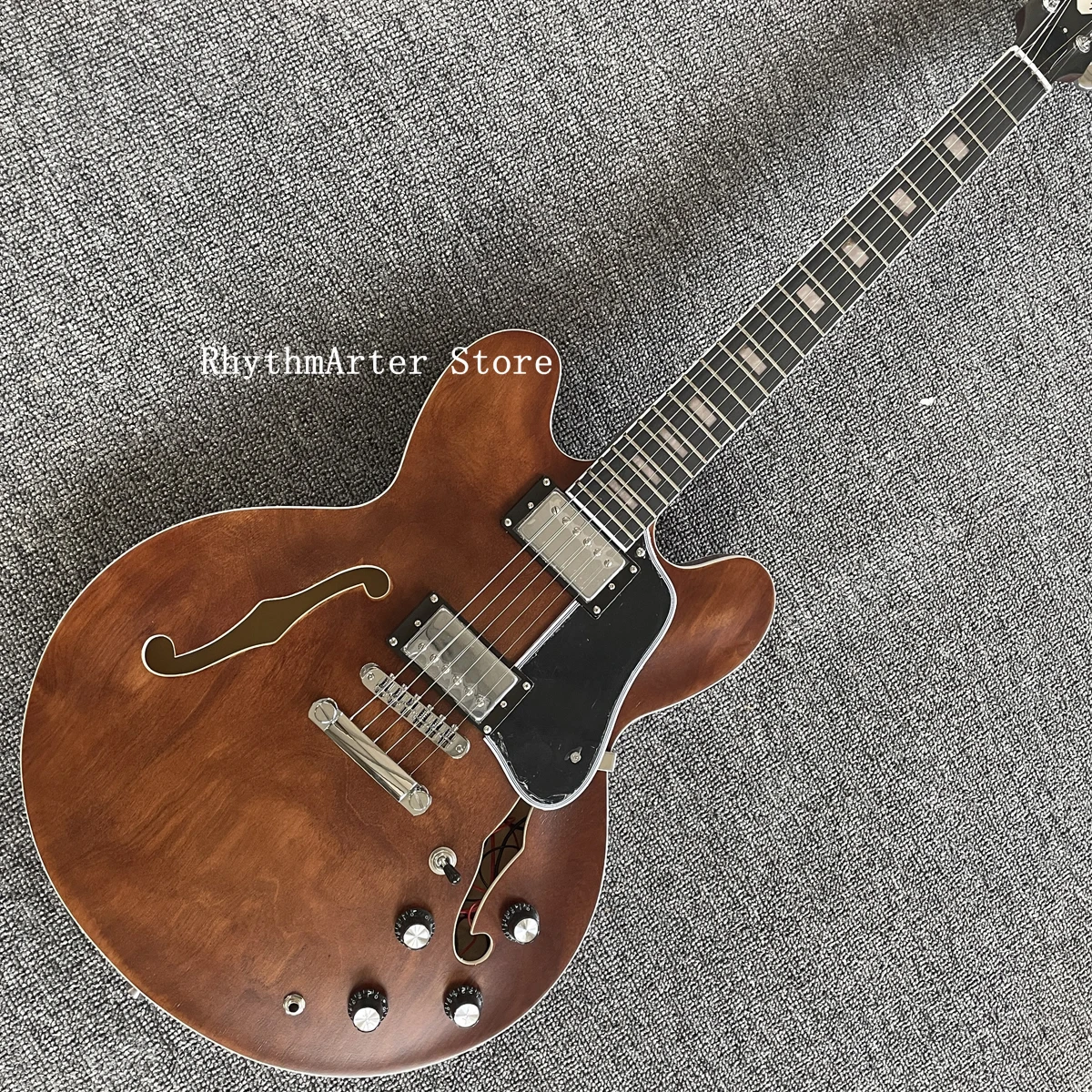 Гитара джазовая под дерево заказ с отделкой 335 | Спорт и развлечения