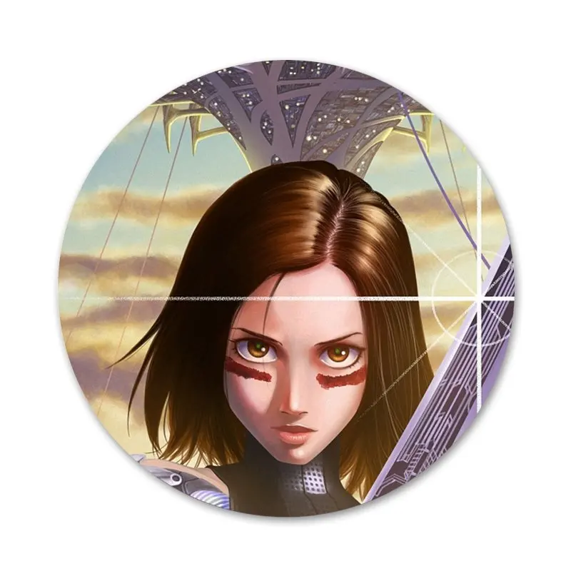 

Alita Battle Angel Icons Pins Badge Decoration Brooches Metal Badges For Backpack Decoration