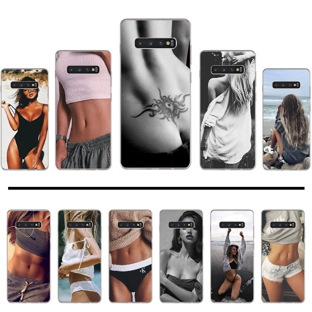 Сексуальный мягкий силиконовый чехол для телефона Samsung Galaxy S5 S6 S7 S8 S9 S10 S10e S20 edge plus