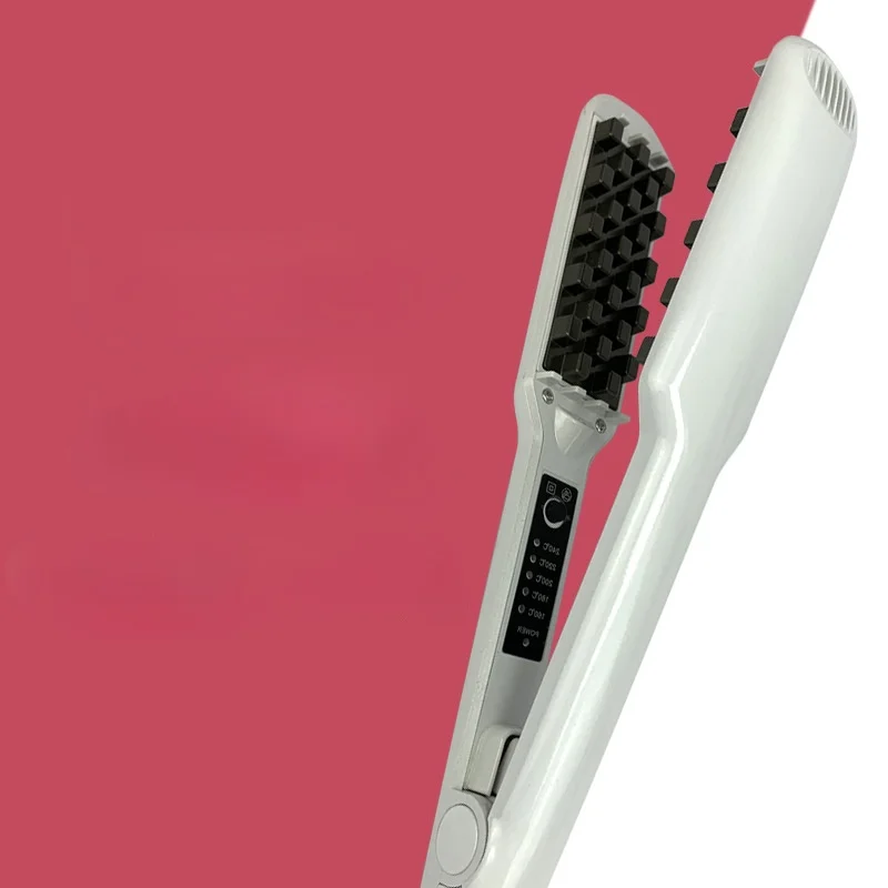 

3D Grid Hair Crimper Volumizer Ceramic Professional Hair Fluffy Corrugated Curler Flat Iron Corn Hair Splint Perm 5 Temperatures