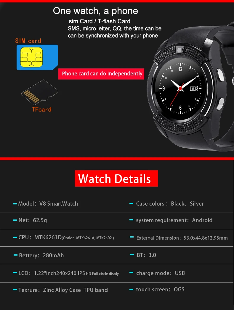 V9 Смарт-часы с поддержкой камеры Bluetooth Smartwatch SIM карты наручные часы для мужчин женщин детей беспроводные устройства спортивные часы