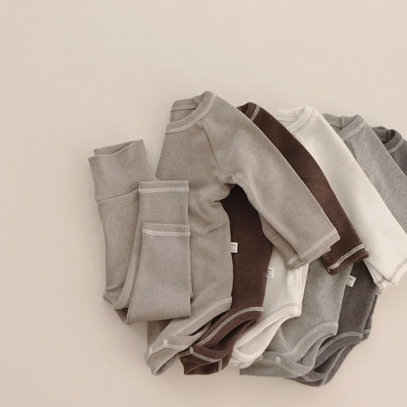 

3pcs Newborn Bodysuit Sets Baby Girls Boys Romper Pants Bunny Hat Outfits Infant Overalls Jumpsuit Autumn Toddler Cotton Clothes