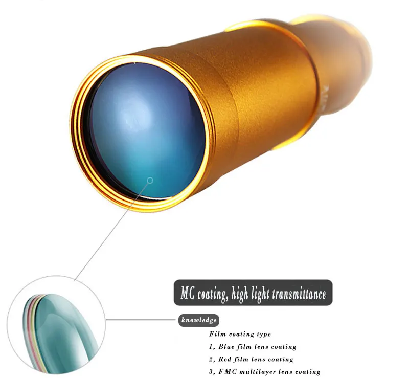 Мощный HD Vision 25x30 Телескопический Монокуляр астрономический Spyglass для кемпинга, наблюдения за луной, пиратский телескоп