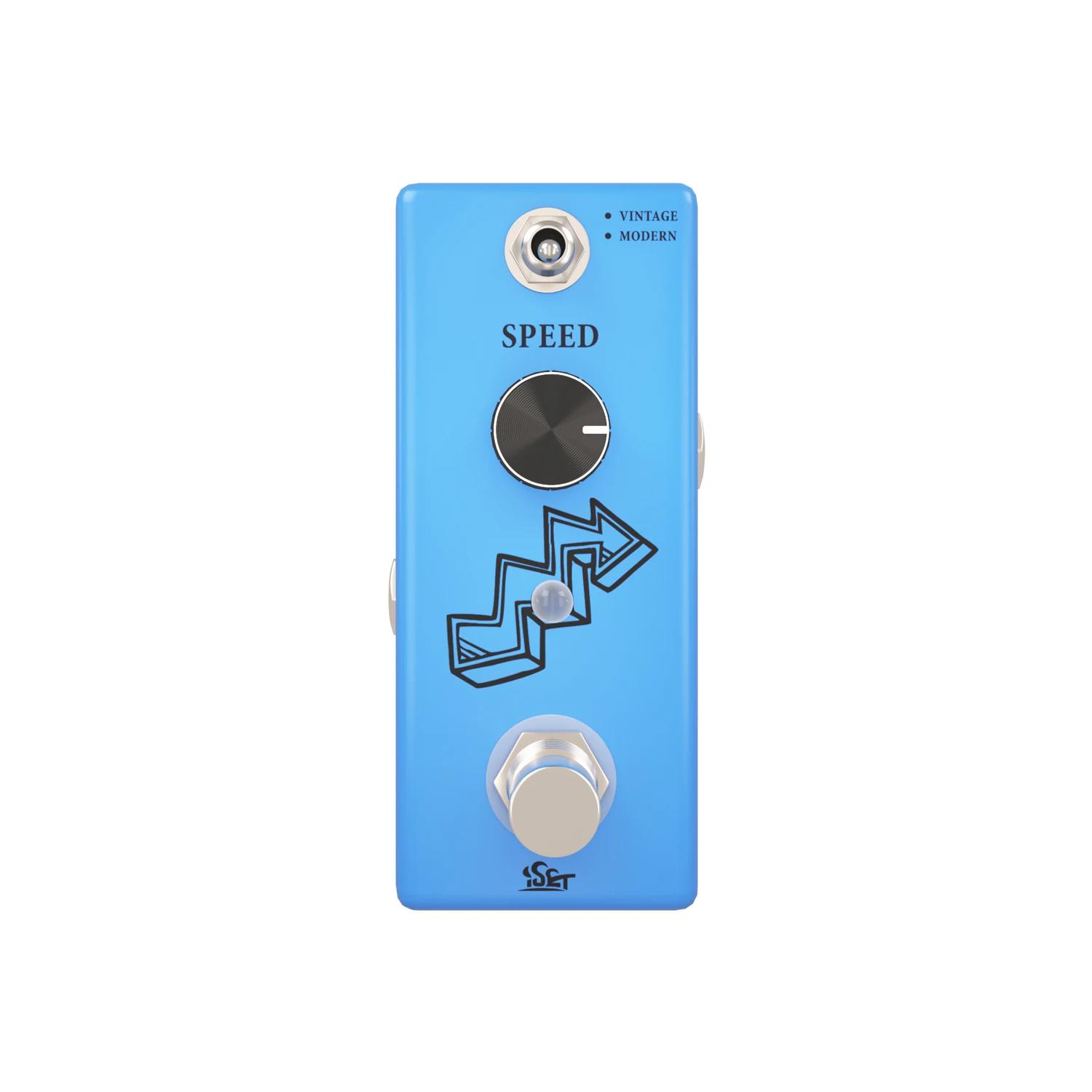 

ISET Phaser Pedal Analog Phase Effect Pedal For Electric Guitar Vintage & Modern Modes With Mini Size True Bypass