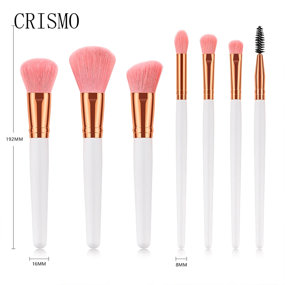 CRISMO розовые Премиум кисти для макияжа большая пудра основа румяна тени век