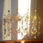 К9 хрустальный светильник для ловли ветра колокольчики от солнца подвесные ветряные колокольчики ювелирные изделия садовые Свадебные занавески подвесные украшения для дома подарки