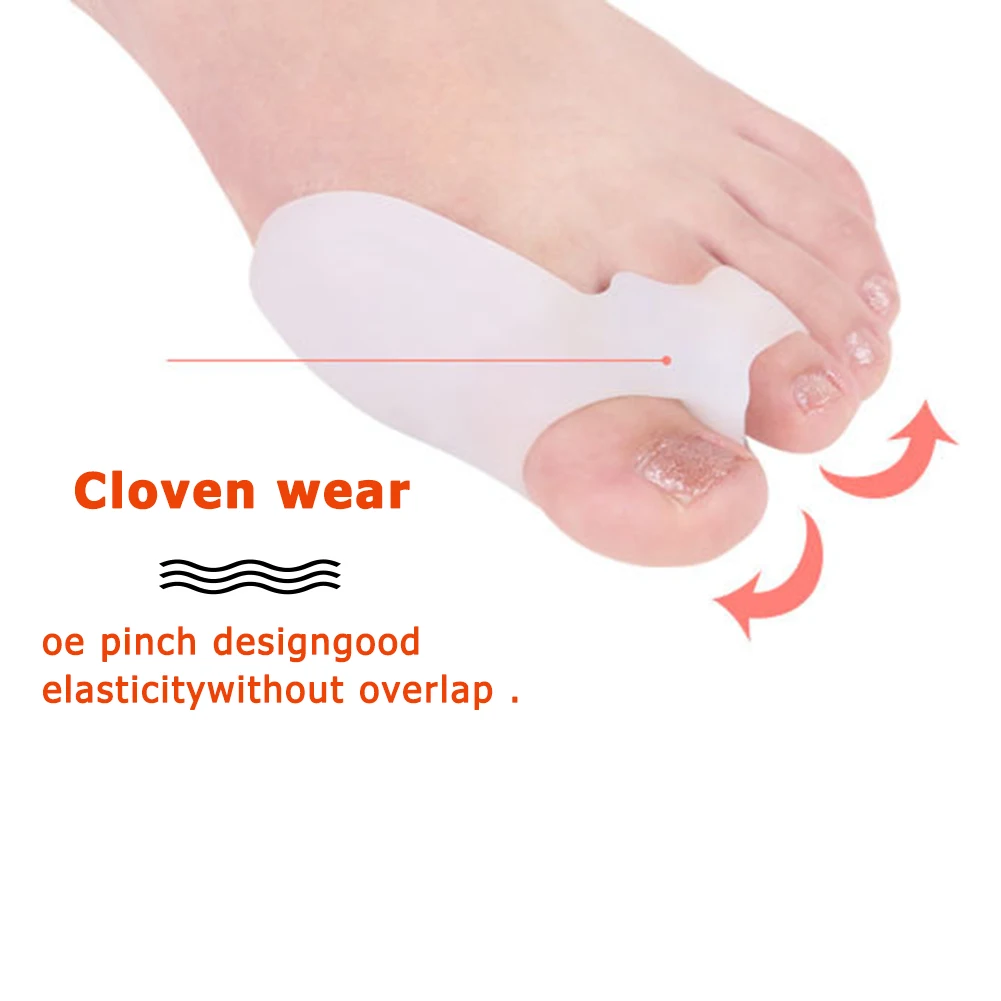 1 пара силиконовые разделители большого пальца ноги | Красота и здоровье