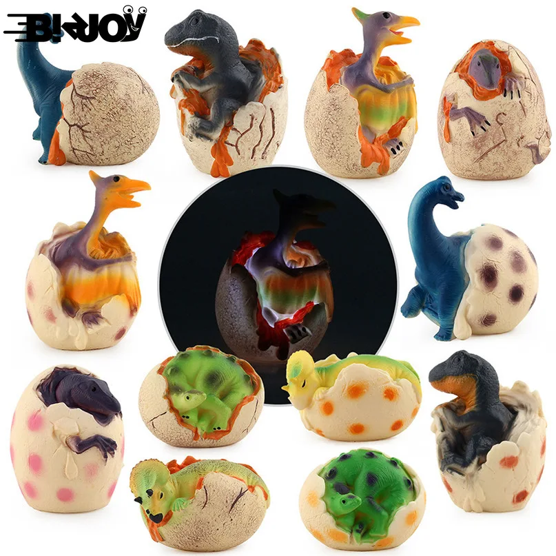 3D ночсветильник светящееся яйцо динозавра подарок креативный мерцающий свет