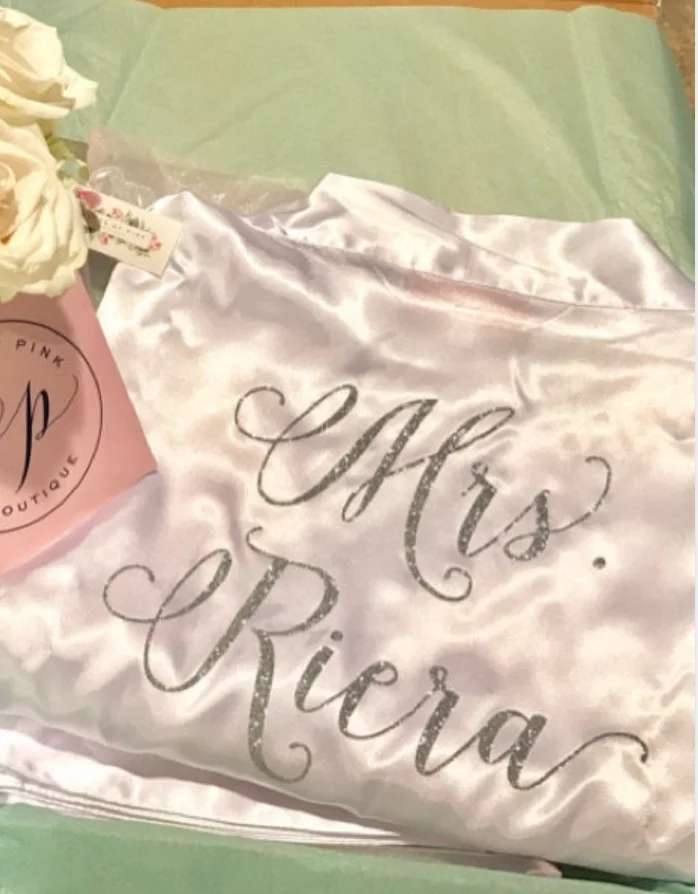 Халат женский свадебный с цветочным принтом индивидуальное нижнее белье для