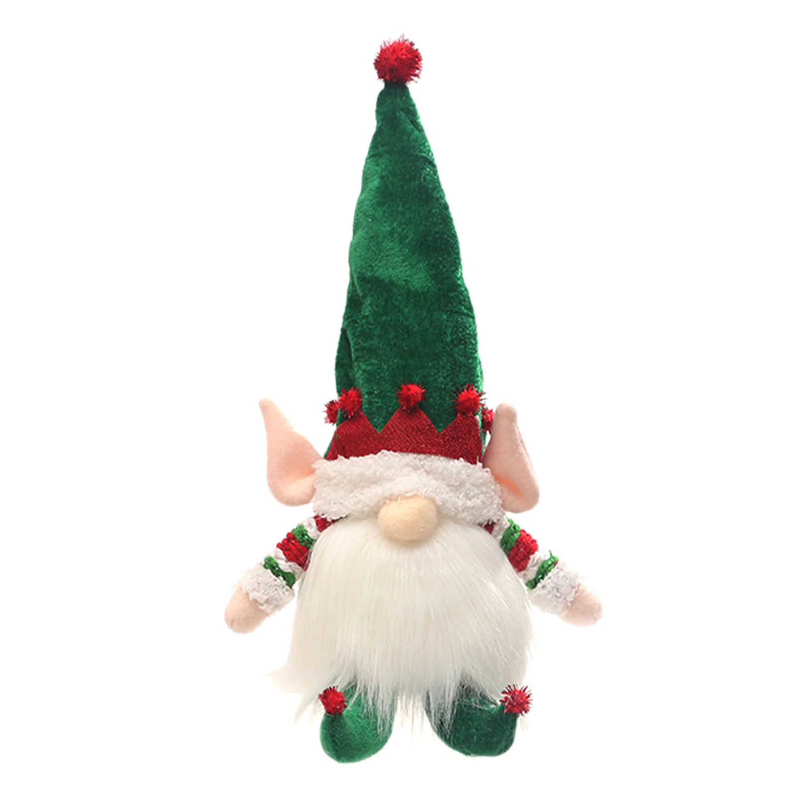 

Gift Holiday Elf Desktop Crafts Cute Living Room Plush Ornament Soft With Light Home Decor Bedroom Cartoon Christmas Gnome