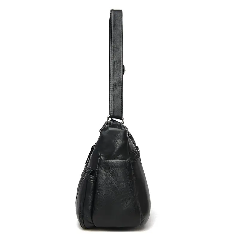 Сумка на плечо женская из мягкой кожи Классический Повседневный саквояж