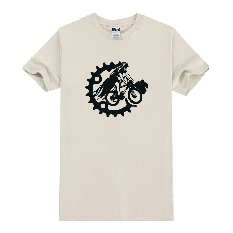 

Футболка мужская с принтом, модный интересный Топ для горного велоспорта, Повседневная брендовая тенниска в стиле Харадзюку, лето