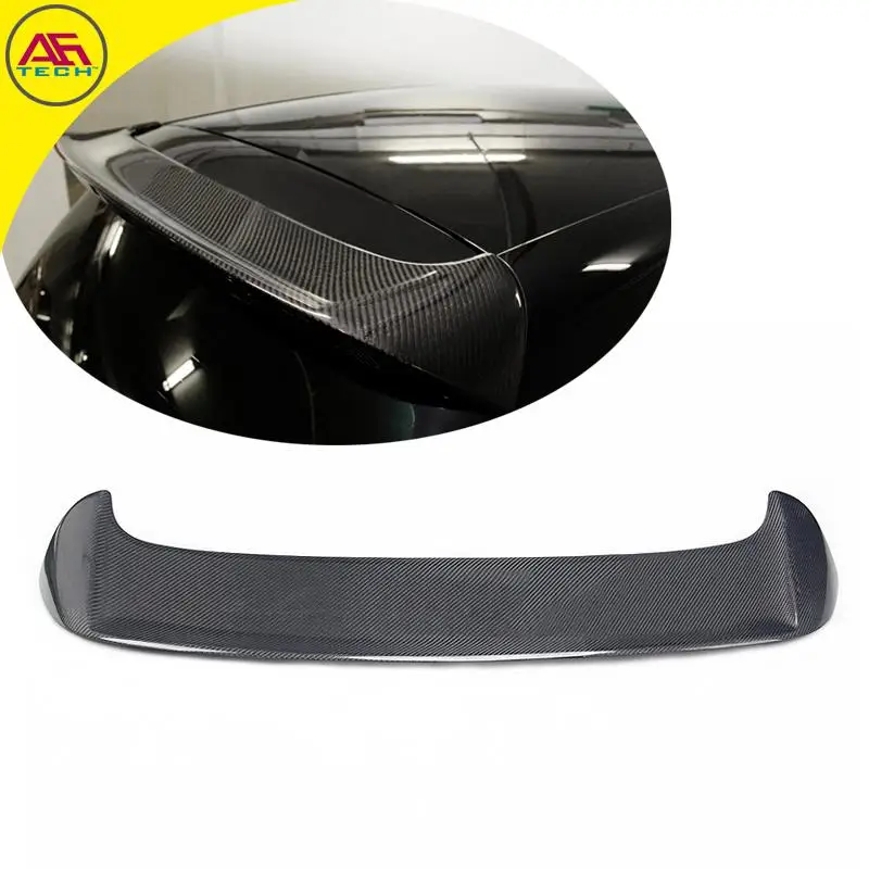 Стильный задний верхний спойлер из углеродного волокна на крышу дверной для
