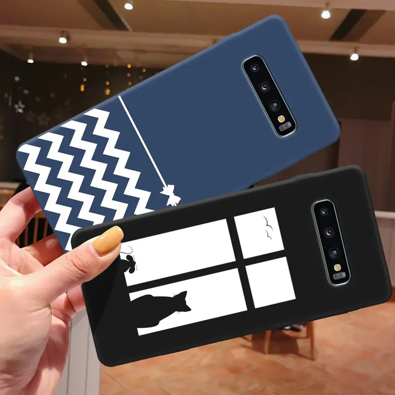 Яркий матовый чехол для телефона samsung Galaxy S6 S7 S8 S9 S10 Edge Plus G930 G935 G950 G9200 G925F тонкий