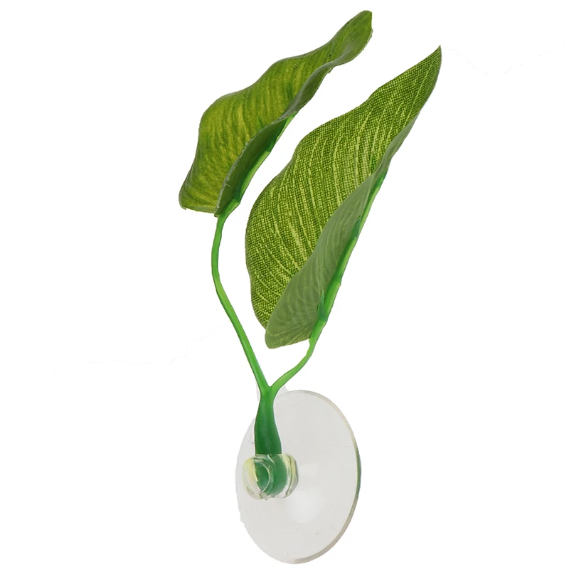 Искусственные растения для аквариума лист гамак рыбы Betta Fish резервуар