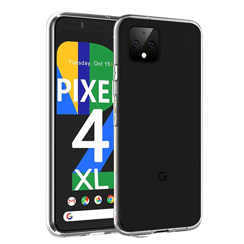 Luxury Soft TPU Case for Google Pixel 4 XL Ultrathin Transparent Crystal Clear Cover For Pixel4 Back | Мобильные телефоны и