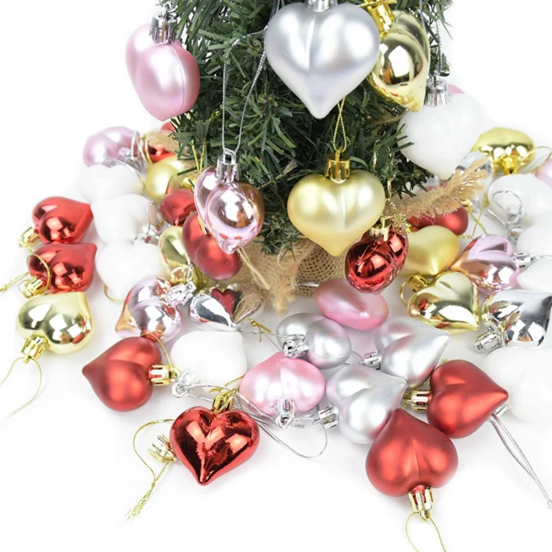 

Garland Ornament Decoration Small Pendant Valentine's Day Gift 4.5cm Special-shaped Electroplating Love Ball Party Supplies