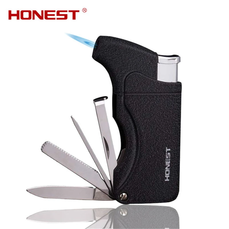 

Multifunctional Butane Gas Lighter Windproof Cigarette Lighter Kitchen Gadget