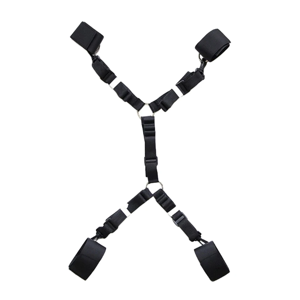 Пара игровой костюм взрослые наручные лодыжки манжеты нейлон под кровать шнур