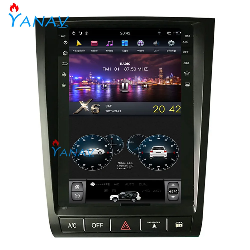 

12.1' Tesla vertical screen Car multimedia DVD player for-Toyota-Lexus GS/GS200/GS300/GS350/GS450/GS460 Car Radio Navigation