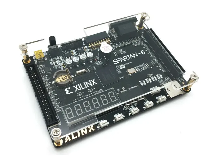 Alinx XILINX FPGA Black Gold Development Board Learning SPARTAN6 XC6SLX9 AX309 | Электроника