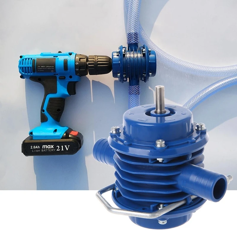 

Heavy Duty Self-Priming Hand Electric Drill Water Pump Home Garden Centrifugal