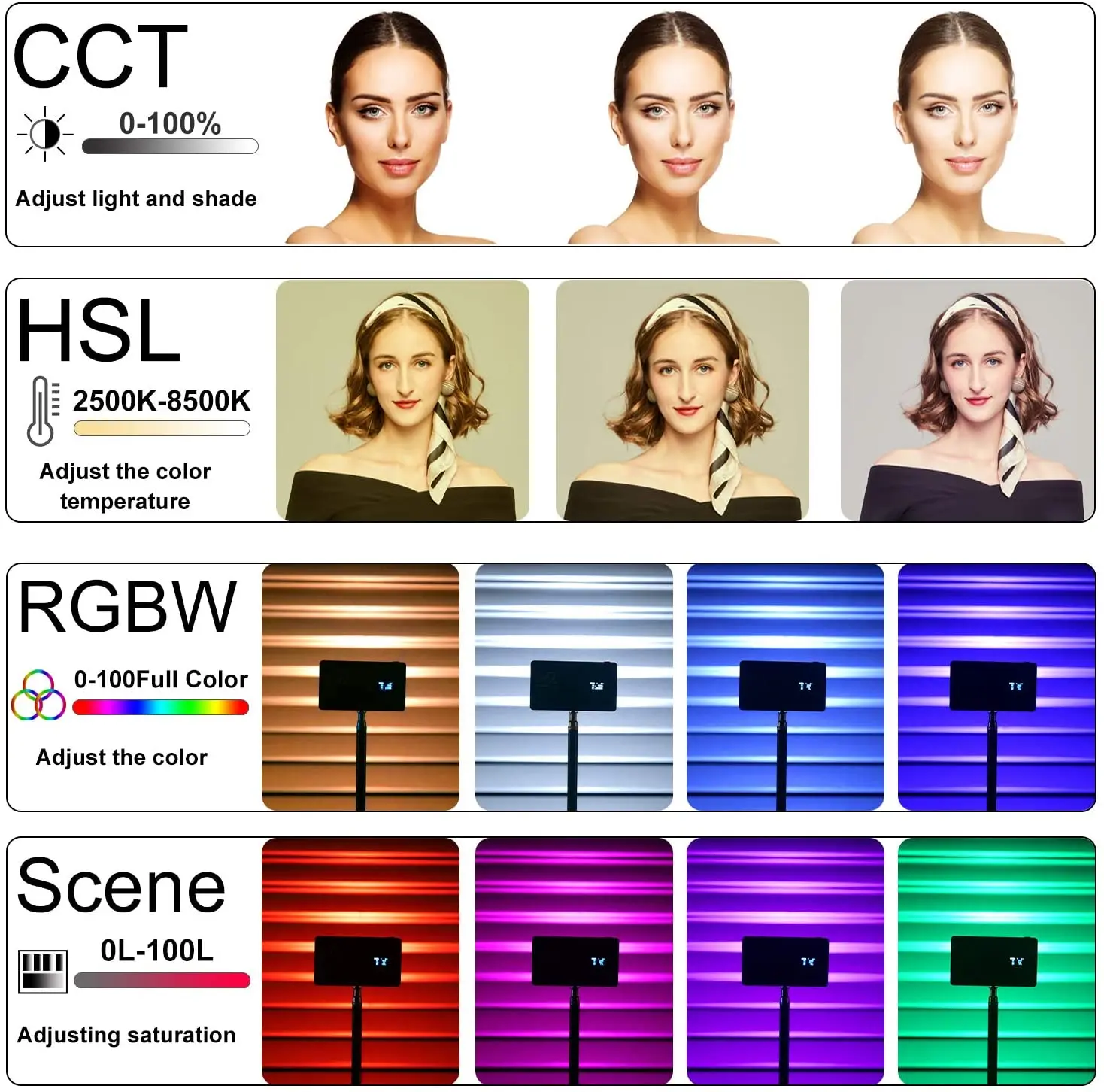 Viltrox Weeylite RB9 RGB светодиодный светильник 12 Вт портативная функциональная