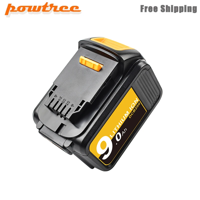 

Powtree 1 pack For DeWalt 18V/20V 9000mAh Battery Power Tools Batteries Replacement DCB181 DCB182 DCB200 DCD780 DCD785 DCD795