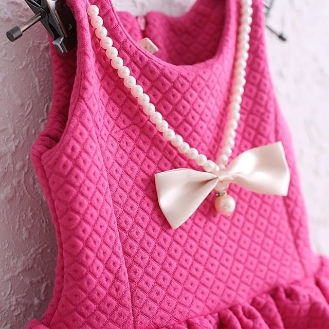 Платье для девочек детская модная одежда на весну-лето хлопковое платье без