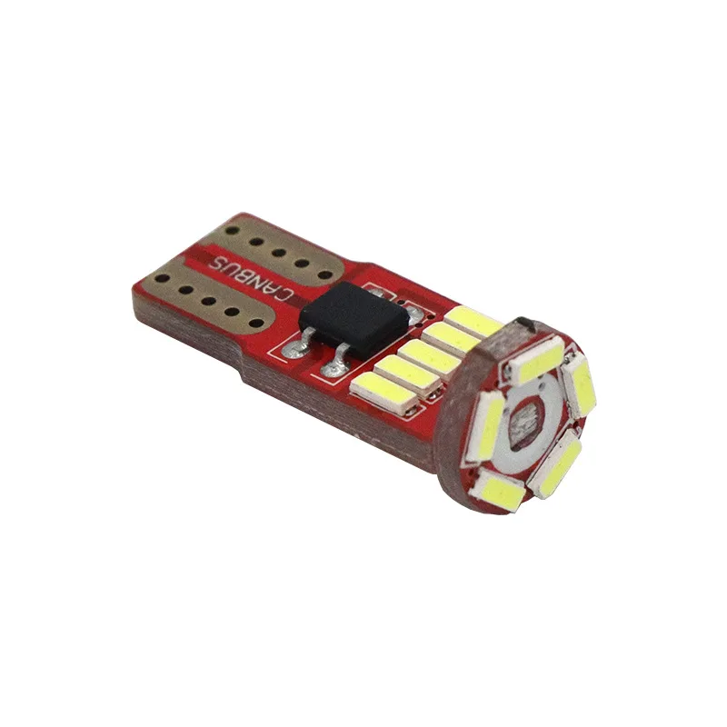 

Decode Side Lamp T10 4014 15smd Side Lamp Highlight Reading Lamp Automobile Electrodeless Lamp Led Lights for Car Car Led Light