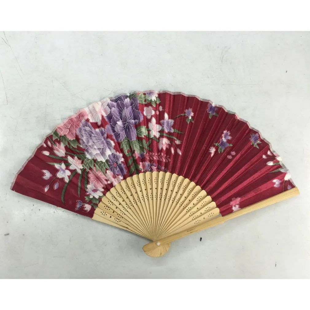 Модный компактный летние бамбуковый складной ручной вентилятор в китайском