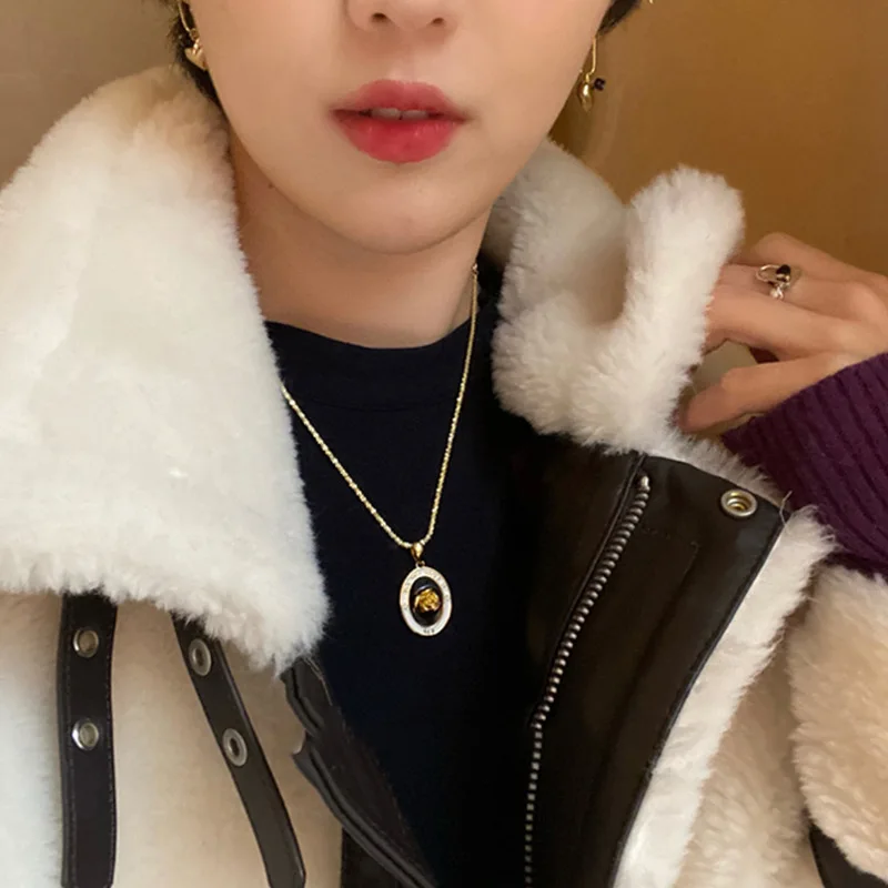 Уникальный дизайн Эмалированные ожерелья TIMEONLY с монетами в виде цветка розы для