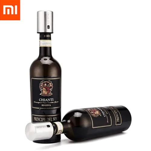 Умная винная пробка Xiaomi Mijia Circle Joy вакуумный упаковщик для бутылок из нержавеющей