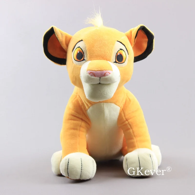 Simba 26cm Simba Mufasa Nala плюшевые куклы игрушки из мультиков аниме Король Лев сидящий высокий Simba Тигр Лев мягкие игрушки Детский подарок - Цвет: Simba 26cm