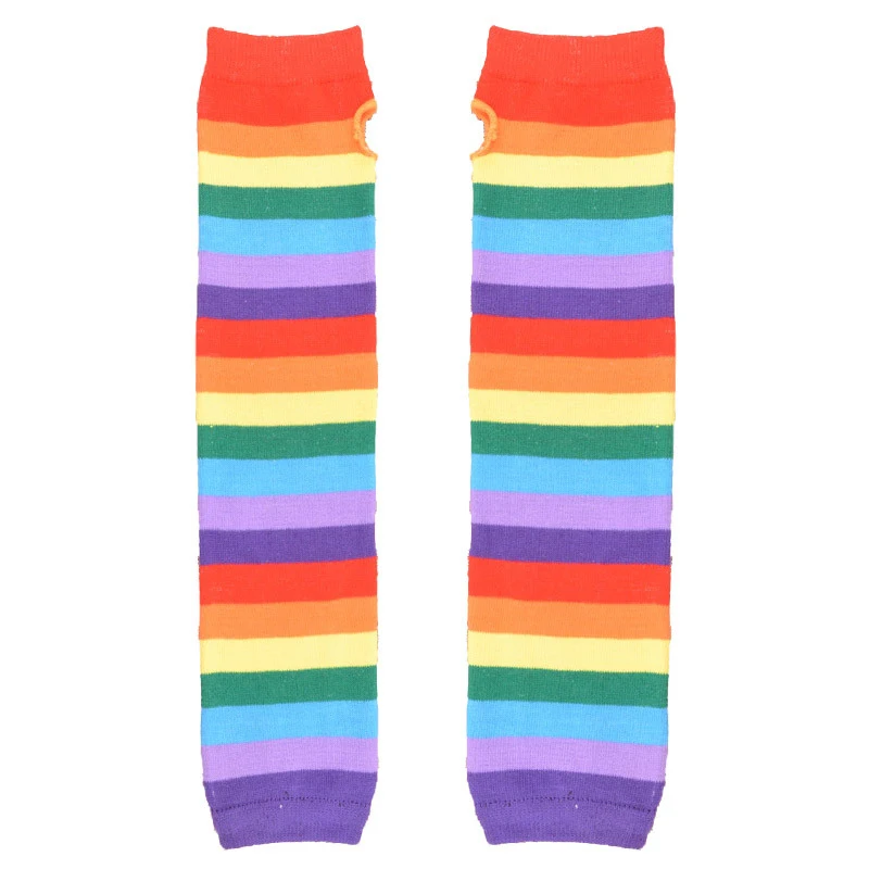 1 комплект женские радужные чулки с перчатками-перчатками | Женская одежда