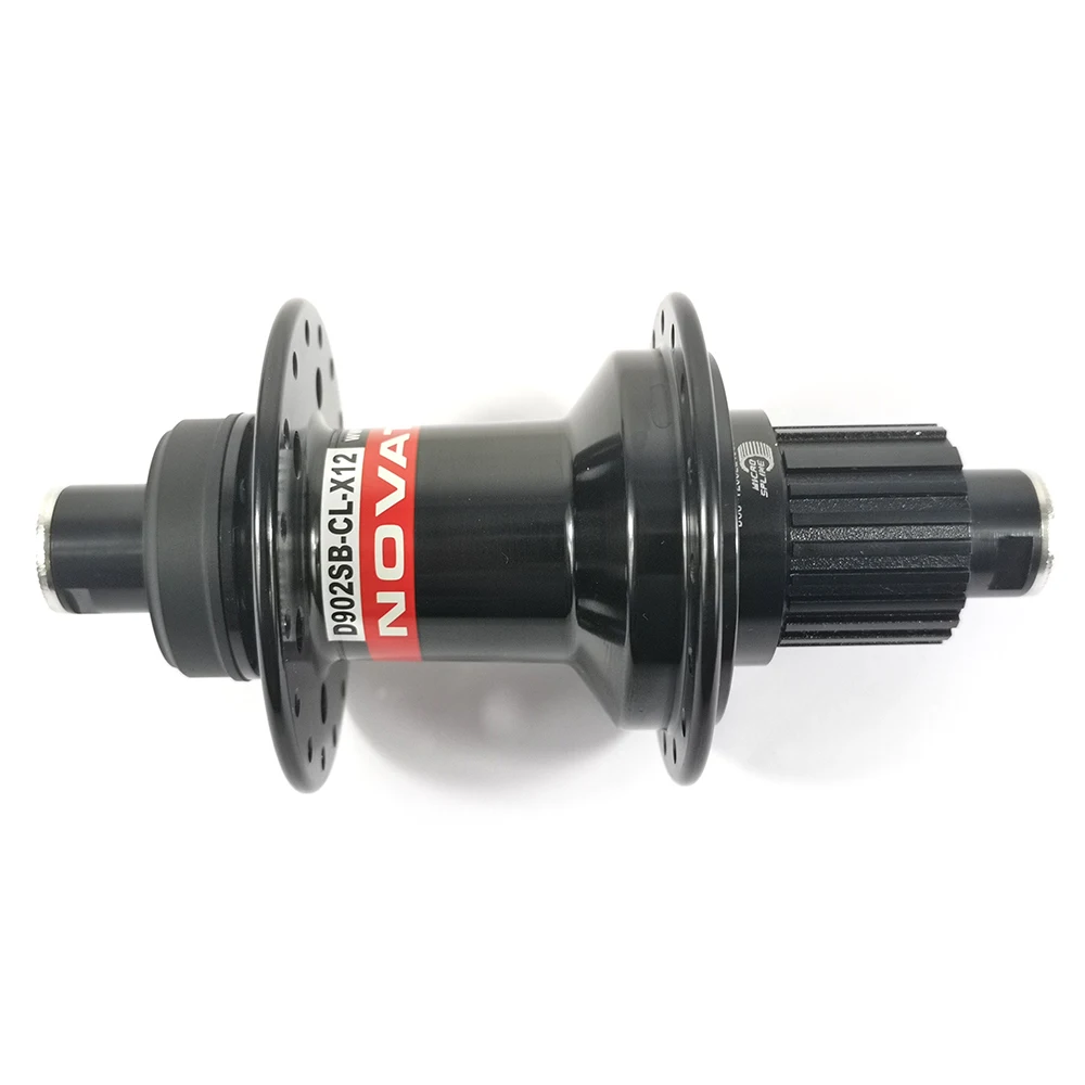 Novatec D902SB-CL-X12 MTB XC AM J-образный диск центральный замок задний хаб 28H 32H Micro Spline 12s Thru axle