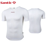 santic men cycling short sleeve sports shirt cycling short sleeve running fitness vest quick drying breathable wicking fabric