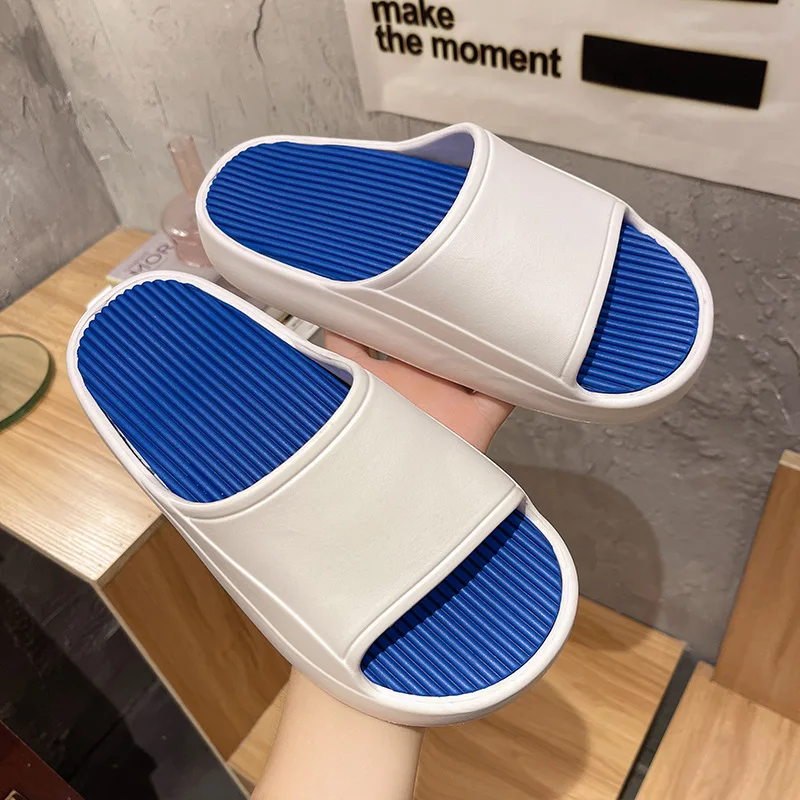 Сандалии пляжные унисекс Нескользящие водонепроницаемые тапочки на толстой