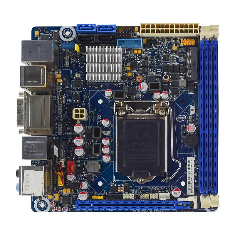 

Материнская плата 1155 Mini ITX материнская плата для Intel DH77DF DDR3 1600 МГц Intel H77 16 Гб PCI-E 3,0 DVI SATA3 поддержка процессора Core i7 i5 i3