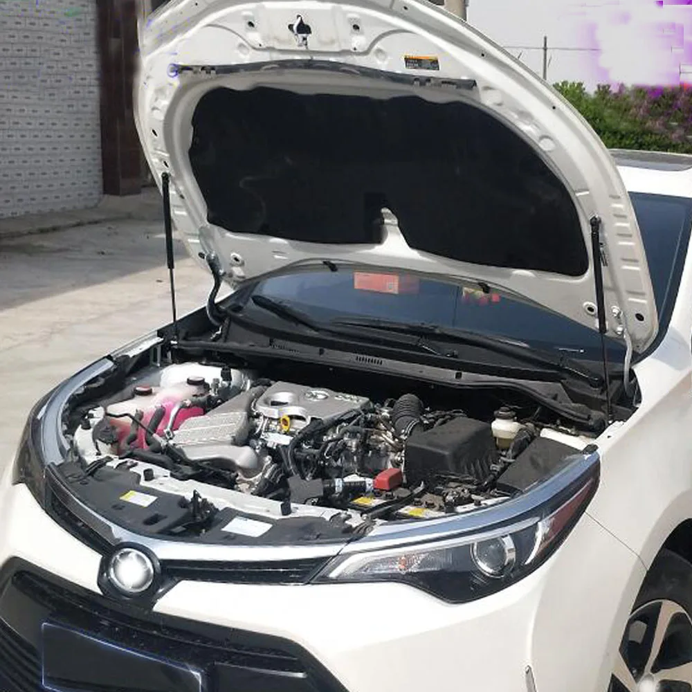 Передний капот для Toyota Corolla E160 E170 2014 2018 2x модифицированные газовые стойки из
