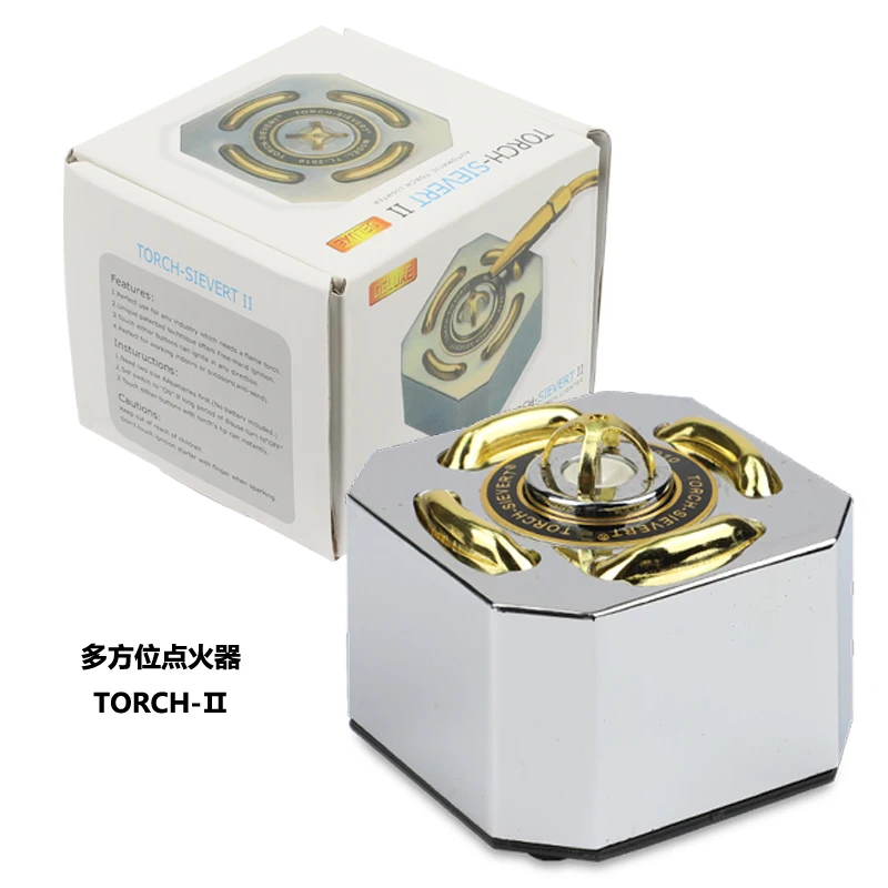 TORCH II Электронная зажигалка, автоматический фонарь, зажигалка для ювелирных изделий, газовая сварка, золото, серебро, плавильный фонарь, комплект для освещения - Цвет: TORCH II