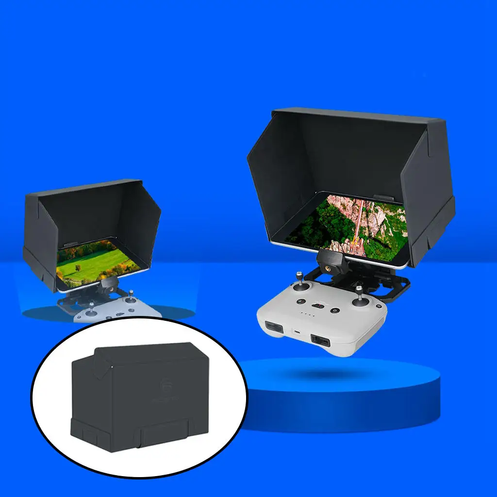 9 7 11inch drone remote controller sunshade monitor hood sunshade sun hood cover sunshade screen cover drone parts for fimi x8 free global shipping