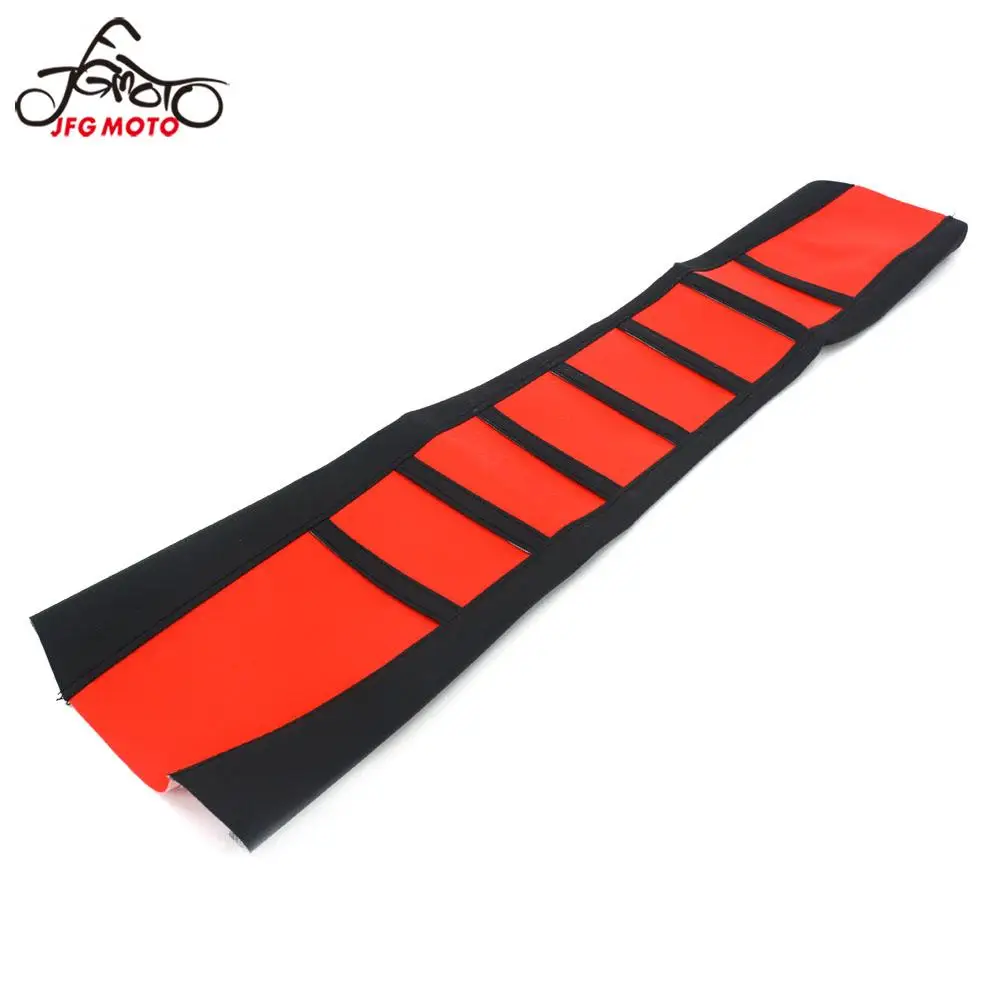 

Motorcycle Striped Soft Rubber Gripper Seat Cover For KTM HONDA SUZUKI KAWASAKI YAMAHA Enduro Off-road Dirt Pit Bike Motocross