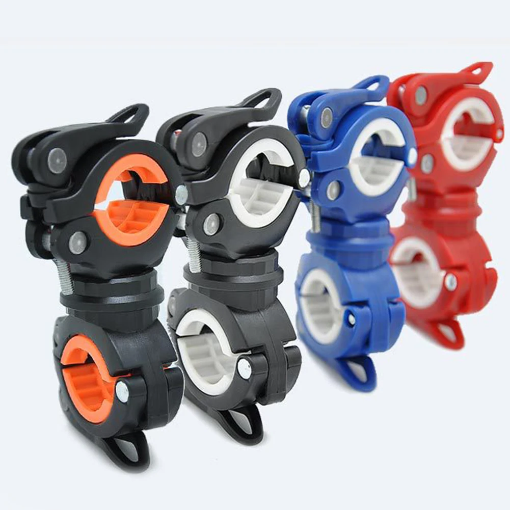 

Bike Front Lamp Bracket 360 Degree Rotation Adjustable Holder Bicycle Handlebar Quick Release Light Mount Clamp Clip Bike Clip