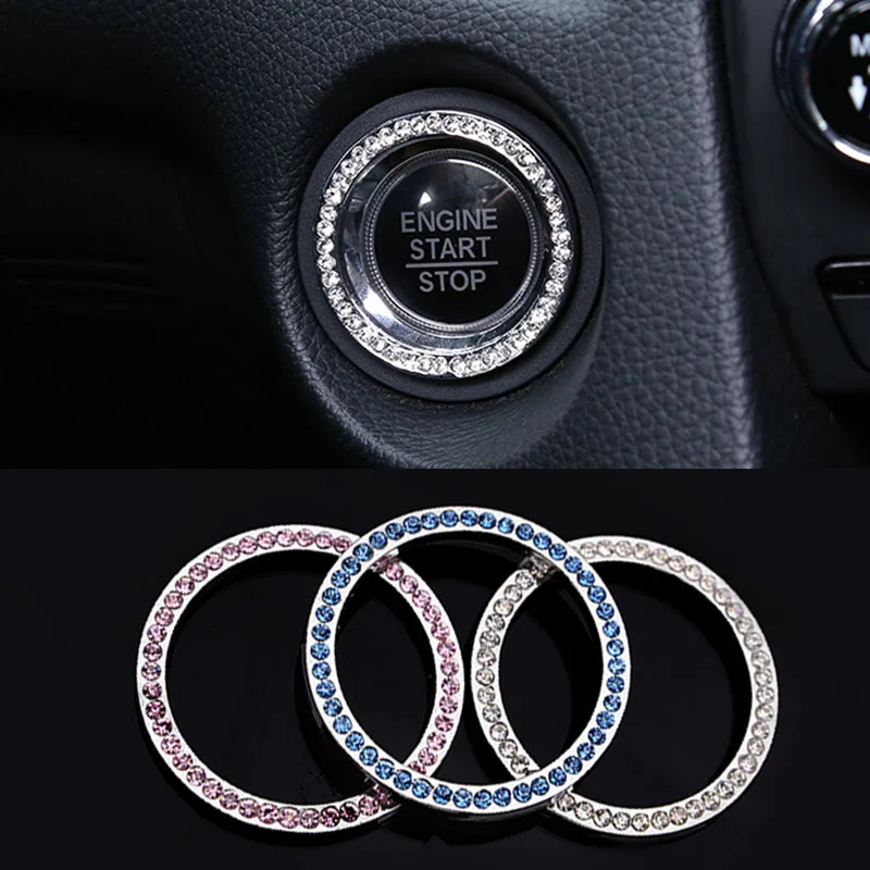 Украшение для автомобиля кнопка запуска с одной кнопкой декоративная ручка