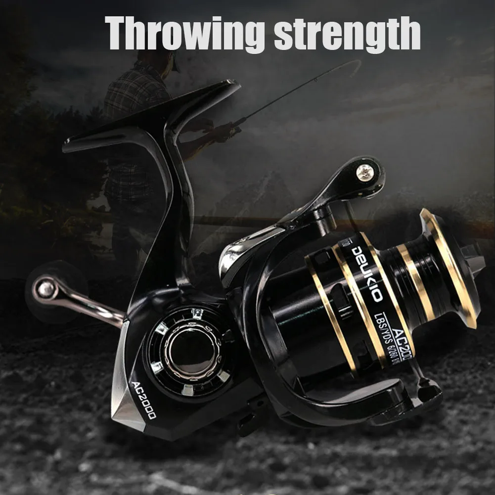 

Hot Fishing Reels Bearings Smooth Metal Carp Spin Reel Fishing Wheel Waterproof Lightweight DO2